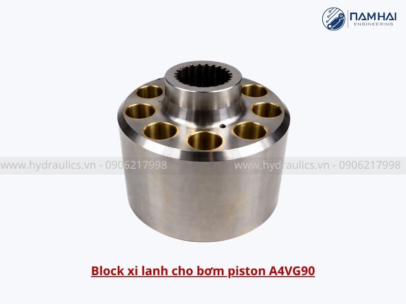 Block xi lanh dùng cho bơm piston Rexroth A4VG size 90